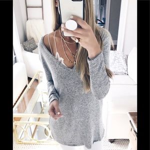 BP cozy v neck sweater